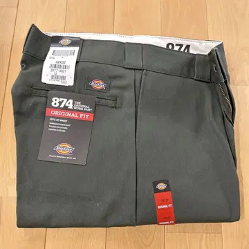 874 오리지널 핏 워크 팬츠 32x32 다크 그레이