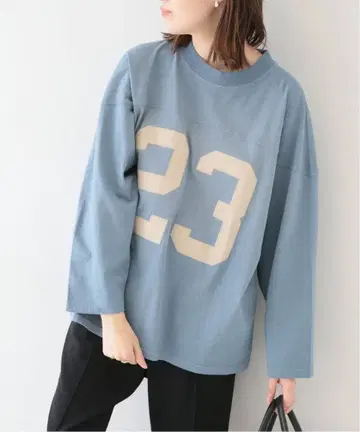 SLOBE 별주 넘버링 풋볼 티셔츠
