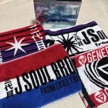 J SOUL BROTHERS & GENERATION 타월 4개 세트