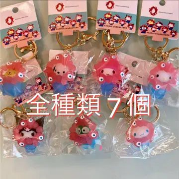 미야쿠미야쿠 산리오 나리키리 마스코트 클리어 컴플리트 7개 세트
