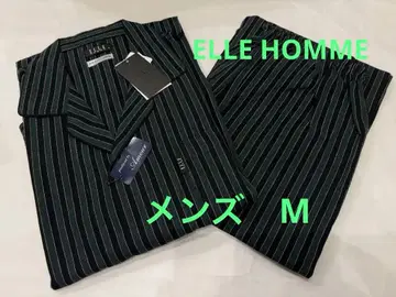 M 새상품 ELLE HOMME Amour 긴팔 파자마 남성용 가을/겨울