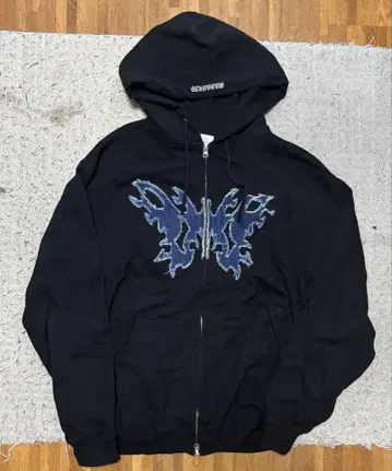 mahagrid BUTTERFLY 후드티 XL 블랙