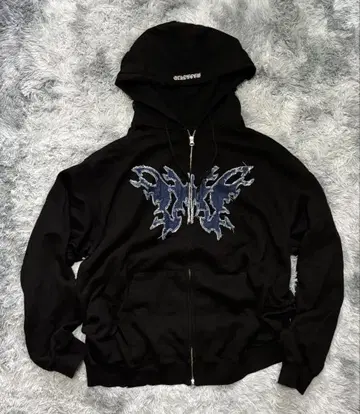 mahagrid BUTTERFLY 후드티 XL 블랙