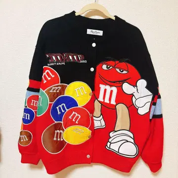 M&M's 캐릭터 니트 아우터 가디건