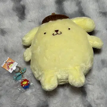 폼폼푸딩 미야쿠미야쿠 키링&봉제 인형 세트