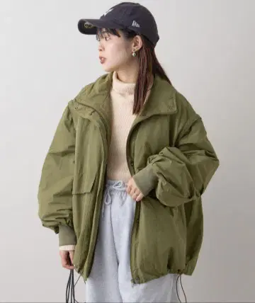 CIAOPANIC TYPY 빅 포켓 스탠드 워크 아우터 카키