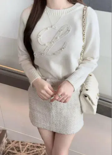 Lumignon 오리지널 홀리데이 트위드 스커트