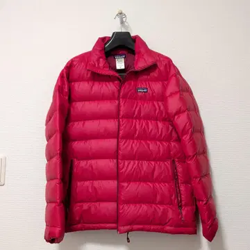 patagonia 남성용 M 빨간색 다운 자켓