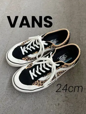VANS 반스 스니커즈 스타일 36 올드스쿨 스웨이드 레오파드 무늬