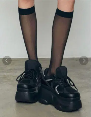 EMODA 탱크 벌키 스니커즈 블랙 M 23.5