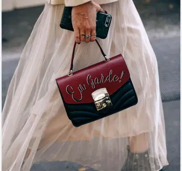 FURLA 훌라 메트로폴리스 가죽 2Way 숄더백 블랙