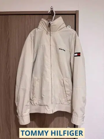 TOMMY HILFIGER 베이지 나일론 자켓