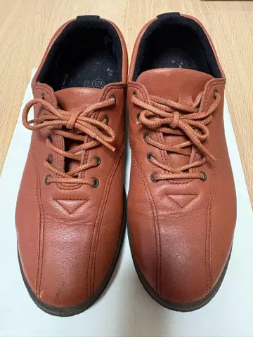 ECCO 브라운 가죽 캐주얼 슈즈