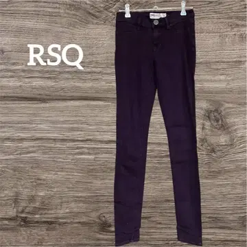 RSQ 퍼플 보라색 스키니 팬츠 심플 바지