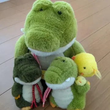 악어 봉제 인형 세트 대소