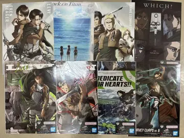 제일복권 진격의 거인 F상 클리어 포스터 8종류