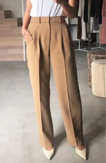 아메리빈티지 스트레이트 팬츠 beige