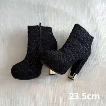 [ 여성용 ] 통굽 숏부츠/23.5cm
