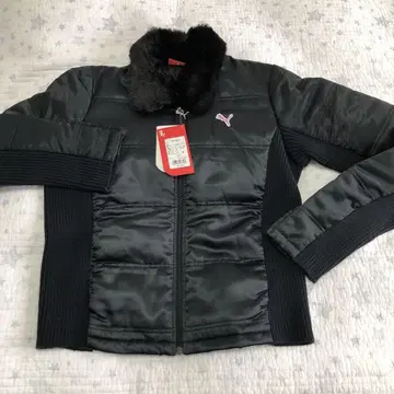PUMA 블랙 퍼 자켓 M 사이즈