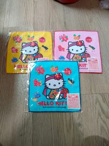 지역 한정 키티 미니 타월 오키나와현 한정판