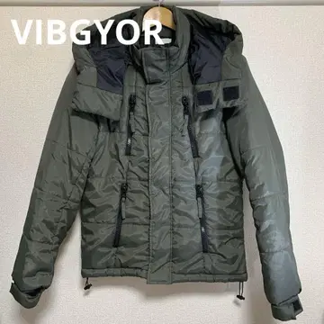 비브조 VIBGYOR 다운 자켓 밀리터리 y2k
