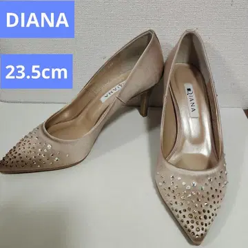 선착순 DIANA 큐빅 펌프스 하이힐 핑크 베이지