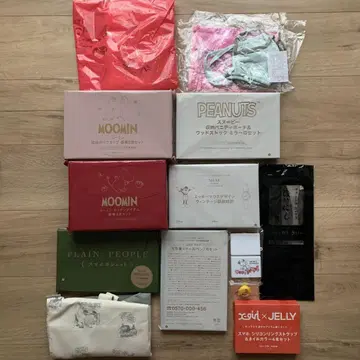 무민 스누피 굿즈 세트