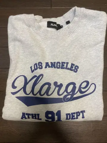 Xlarge 그레이 크루넥 트레이닝복