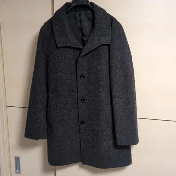 SHIPS JET BLUE 그레이 피 코트 M 사이즈