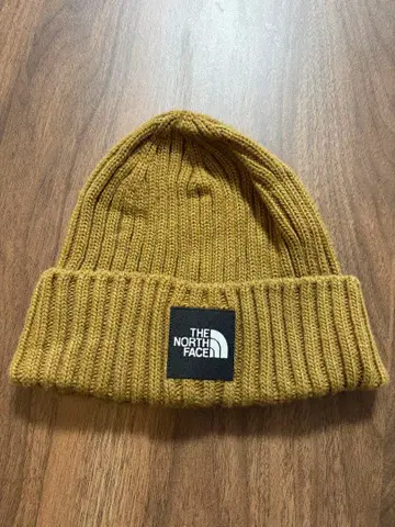 THE NORTH FACE 니트 모자 머스타드