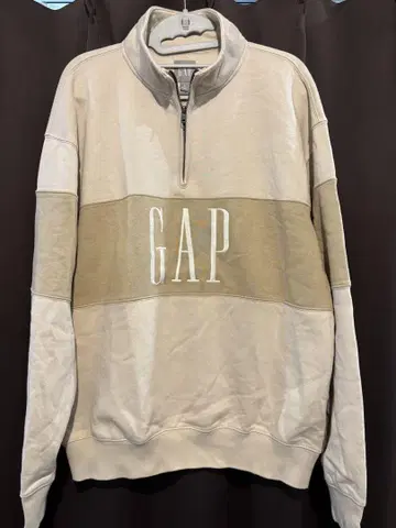 GAP 하프 지퍼 플리스 스트레이너 M 갭 새상품급