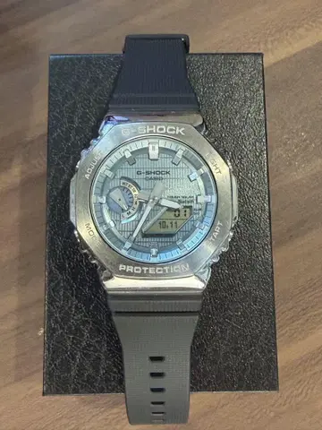 G-SHOCK 아날로그 손목시계 실버/그레이