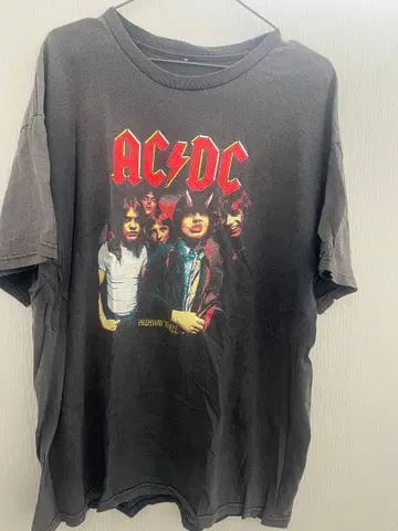AC/DC HIGHWAY TO HELL 밴딩 티셔츠