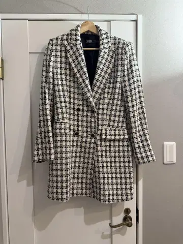 ZARA 더블 브레스트 자켓 롱 M