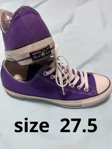 CONVERSE Chuck Taylor 퍼플 스니커즈 27.5cm