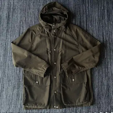 YAECA 60/40 마운틴 후드티 브라운 S