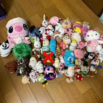 캐릭터 봉제 인형 묶음 판매 디즈니 산리오 헤이세이 레트로 기업