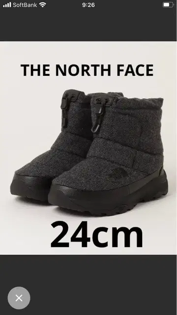 THE NORTH FACE 눕시 24cm 헤링본 그레이