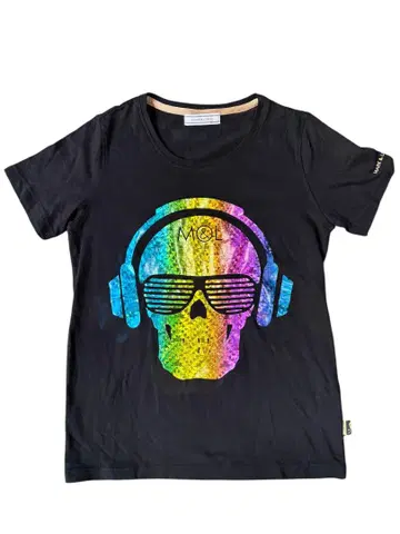 MARK & LONA 컬러풀 스컬 T셔츠