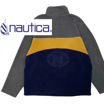 90's NAUTICA JEANS 하프 지퍼 플리스 L 사이즈