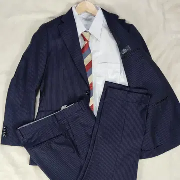 [새상품급] 센티넬 디사이드 레다 원단 수트 셋업 44 네이비