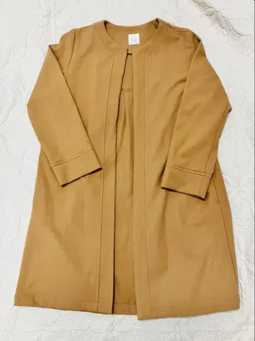 ina 카멜 노카라 코트 자켓 아우터