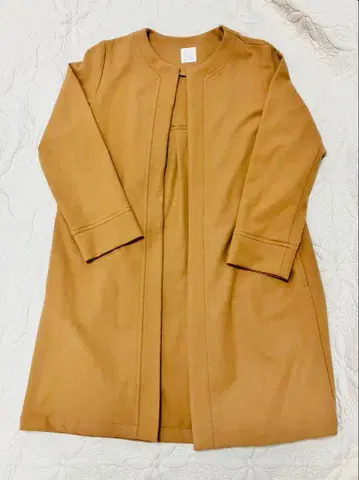 ina 카멜 노카라 코트 자켓 아우터