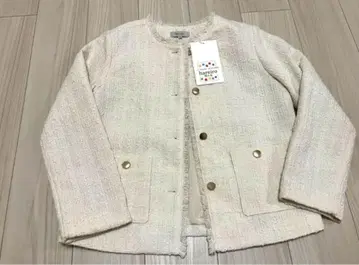 시마무라 hareiro 아이보리 노카라 자켓 M