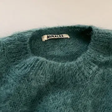 AURALEE BRUSHED SUPER KID MOHAIR KNIT