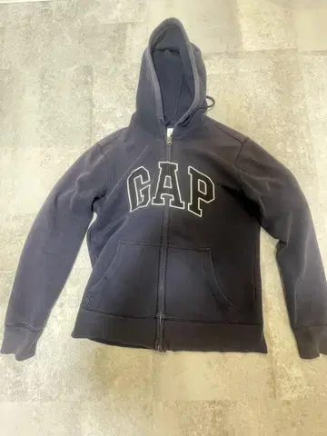GAP 네이비 집업 후드티 XXS
