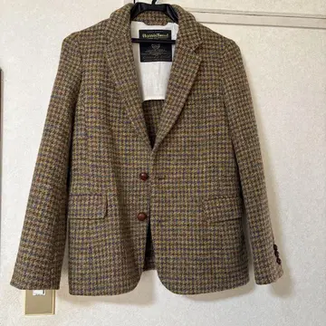 해리스 트위드 테일러드 자켓