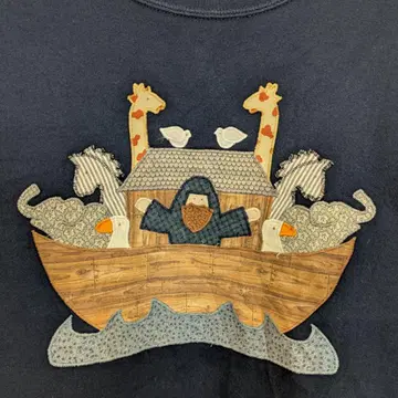 80s USA JERZEES 맨투맨 노아의 방주