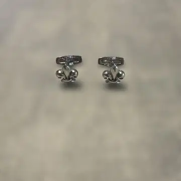 실버 커프스 단추