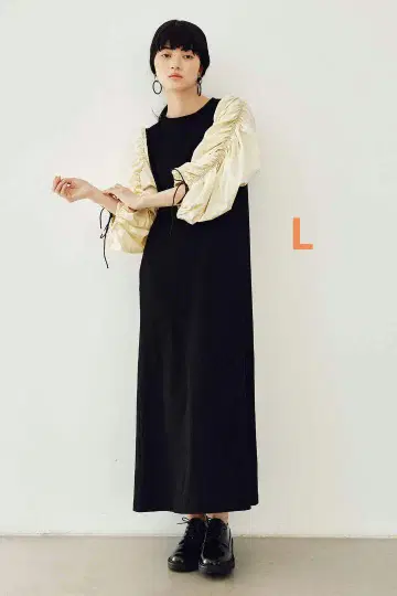 MEDE19F 이소재 슬리브 원피스 펠리시모